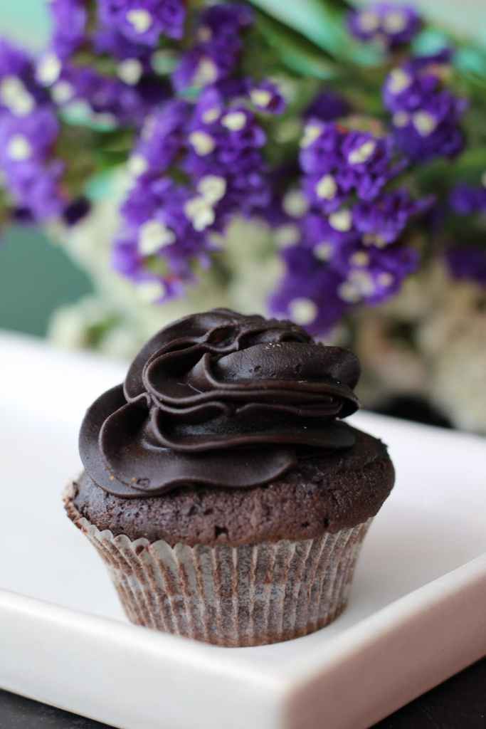 close up photography of chocolate cupcake